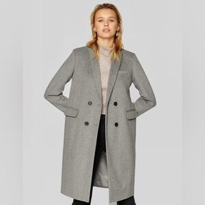 Stradivarius Women's Gray Trench Coat